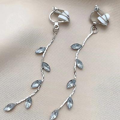 Листья и плетеные модные клипсы для ушей без пирсинга ушей высококачественные аксессуары для ушей темперамент все подходят