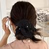 Large Korean Hair Accessories Big Ties Elastic Bands for Girls Women Scrunchies Rubber Fascinator Vintage Pearl  Popular New
