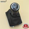 Для VAUXHALL OPEL ASTRA H 2004 2005 2006 2007 2008 2009 2010 Автостайлинг 5-ступенчатая автоматическая ручка переключения передач автомобиля PU кожаный чехол