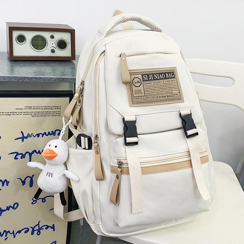 Рюкзак бордового цвета для девочки-ученицы начальной школы, студентки колледжа, ученика старшей школы, ученика средней школы