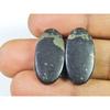24Cts. Natural Appach Gold Pyrite Pair Oval Cabochon Loose Gemstone 11X23MM SK-2127