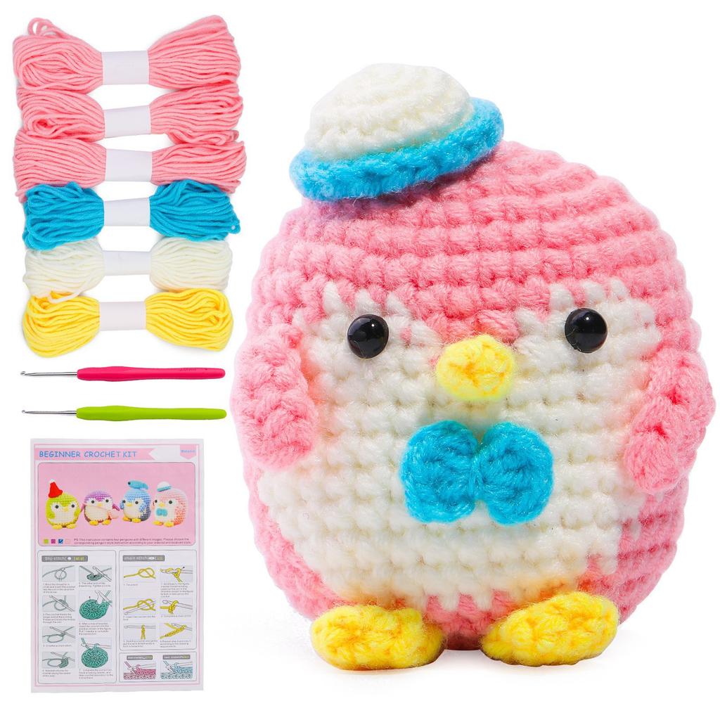DIY hand-made crochet materials for potted animals, wool knitting balls, crochet ornaments