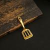 Mini Golden Shovel Golden Pot Keychain Game Peripheral Teamfight Tactics Key Chain Creative Toy Bag Car Key Holder Pendant