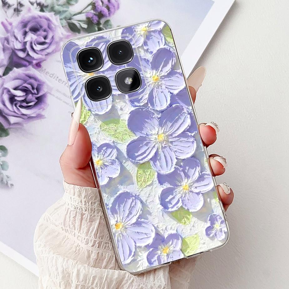 For Xiaomi Mi 14T Pro Case Cute Cat Fashion Painted Cover Soft Silicone Phone Case For Xiaomi 14T Pro Mi14T 5G Back Cover Bumper