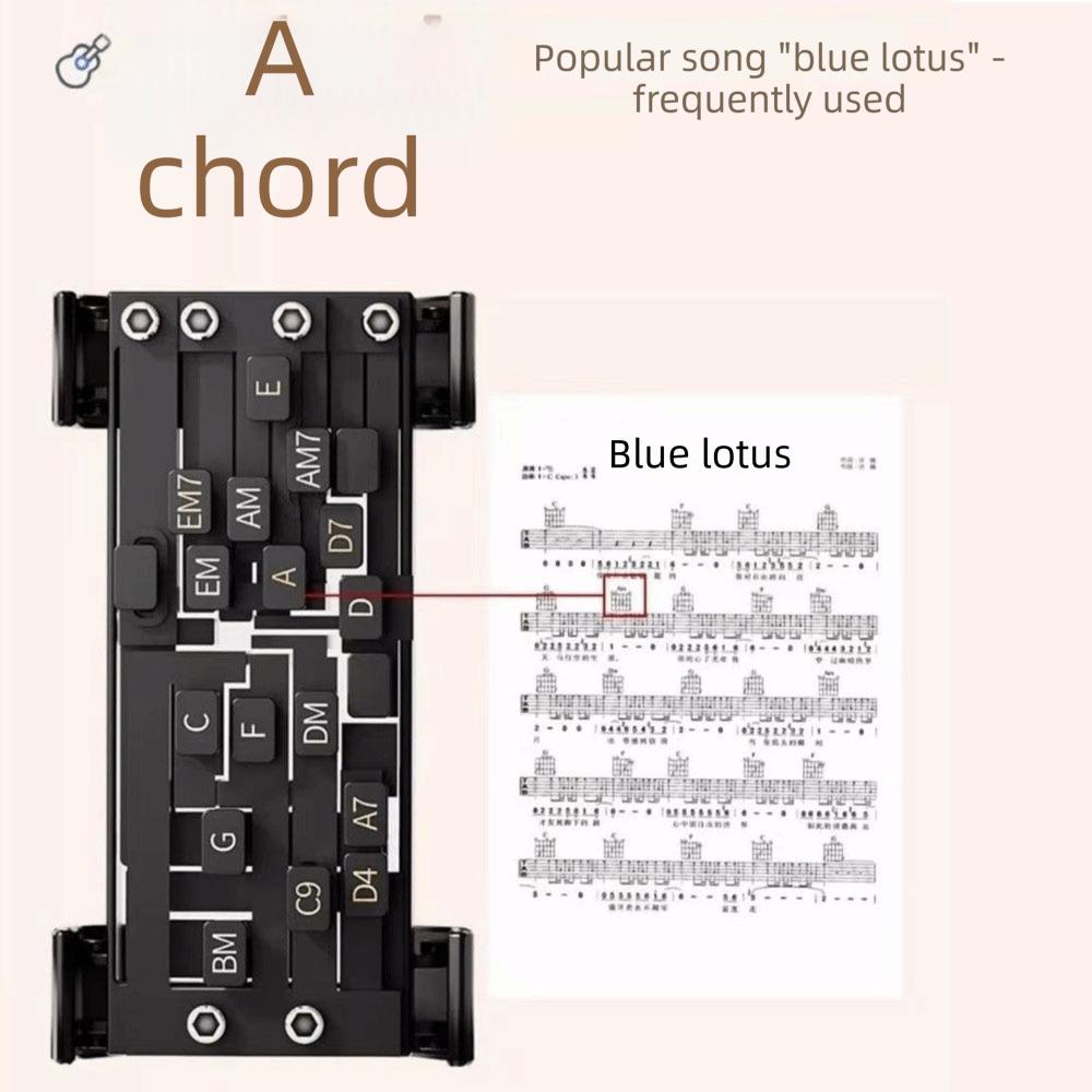 Portable Design Guitar Aid Chords Trainer Guitar Teaching Trainer  Music Education