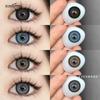 Color Contact Lenses Latest Model 2Pcs Blue Glasses Lenses Purple Gray Beauty Lenses Pink Coffee Fashion Lenses Black Glasses Lenses