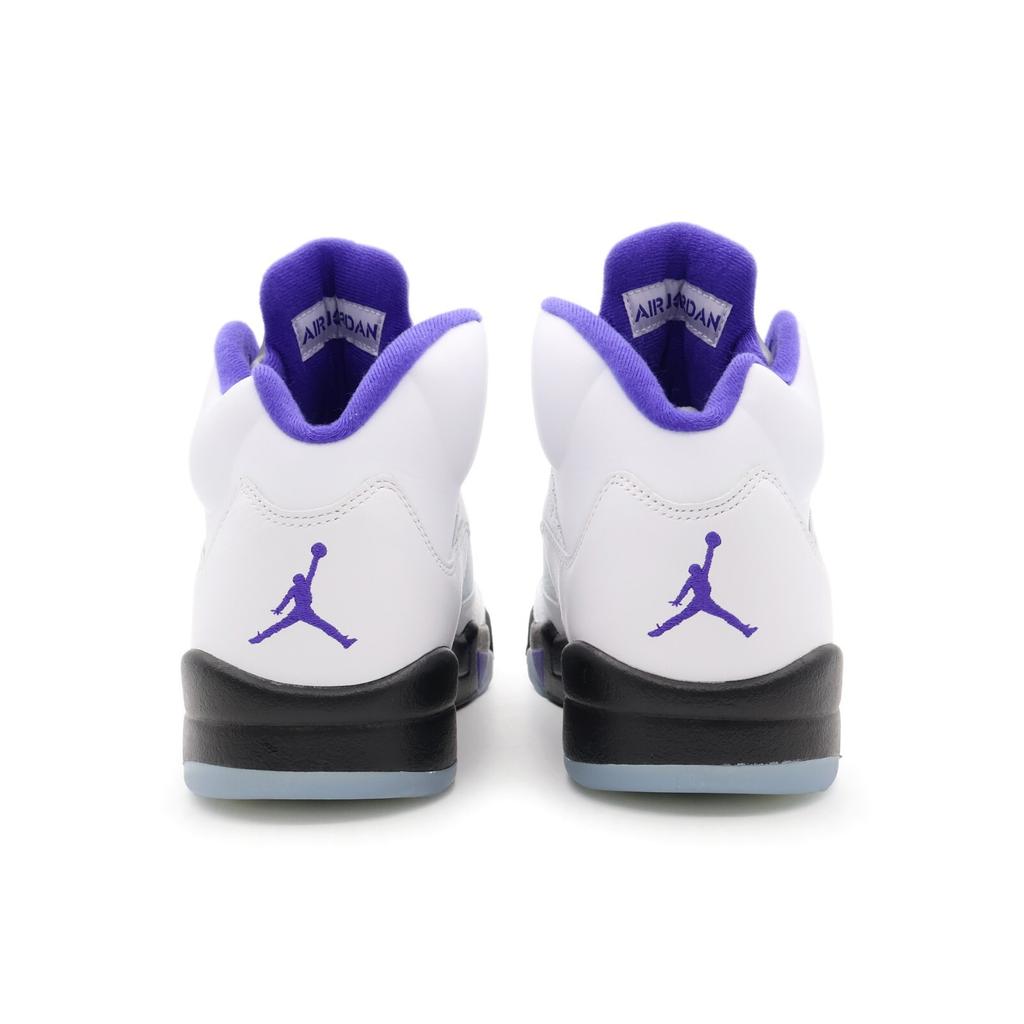 DD0587-141 Nike Air Jordan 5 Retro Темный Конкорд Белый Черный Фиолетовый (Мужской)