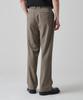 MUSINSA STANDARD Reverse Two-Tuck Semi-Balloon Hidden Elastic Waist Slacks [Dusty Beige]