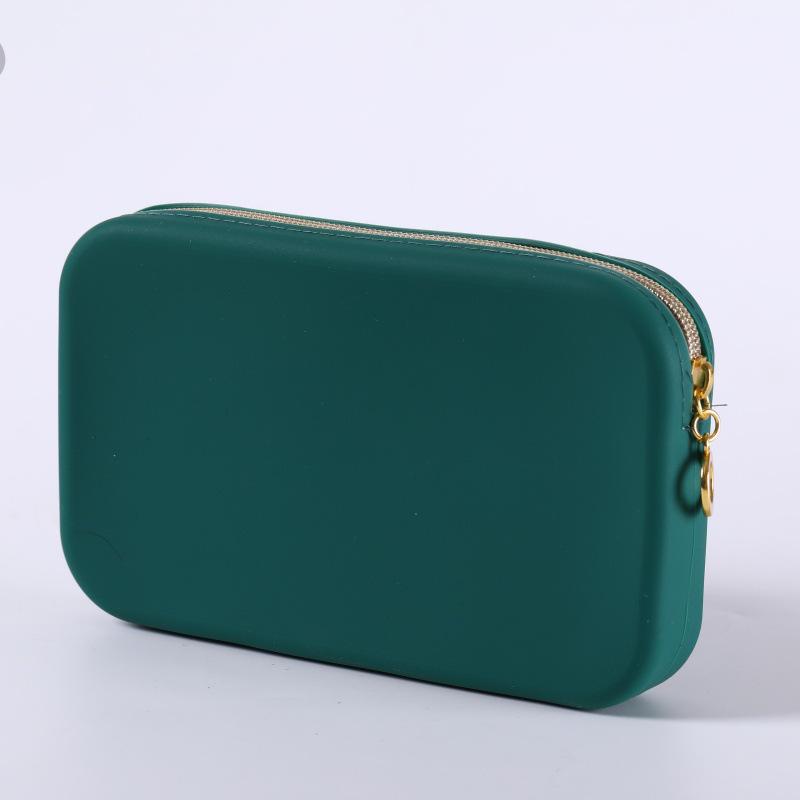 Silicone Storage Bag with Zipper for Phone Cables
