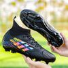 Новые высокие спортивные футбольные бутсы с длинными ногтями футбольные бутсы TF сломанные ногти специальные тренировочные футбольные мужские модели