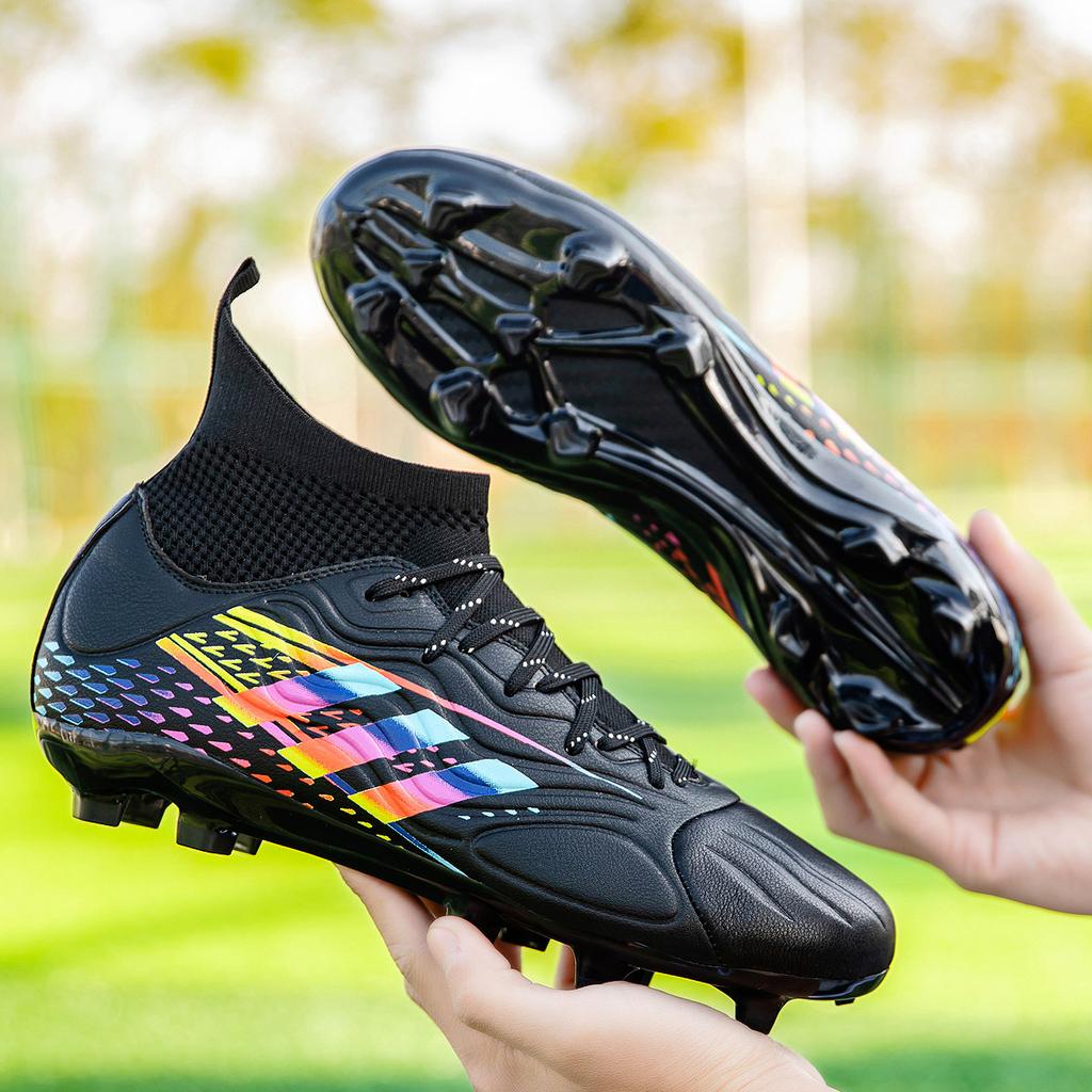 Новые высокие спортивные футбольные бутсы с длинными ногтями футбольные бутсы TF сломанные ногти специальные тренировочные футбольные мужские модели