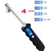 PINKJOY Digital Tire Pressure Gauge 230 PSI Heavy Duty Dual Head Stainless Steel Made For Truck And RV With Backlit LCD And Flashlight Car