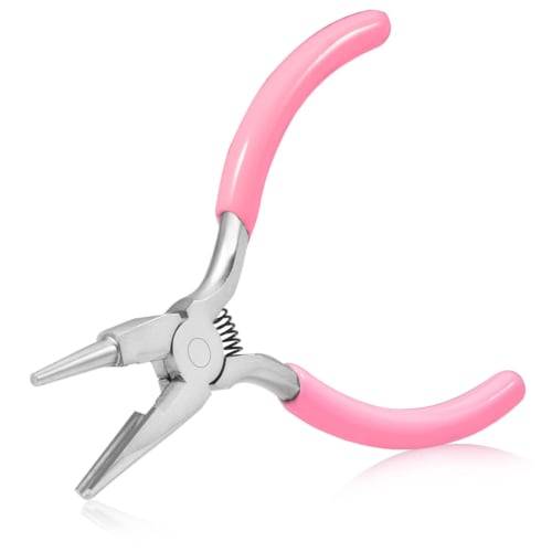 SPEEDWOX Pin Bending Pliers, Round Pliers with Groove, Wire Loop Pliers, Cuttable, Single Round, for Coiling Wire, Circle Bending, Wire Crafts, Beadin