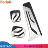 Педали из нержавеющей стали для BMW X5 X6 F15 F16 E70 E71 E72 2008-2018, крышка педали газа, тормоза, сцепления