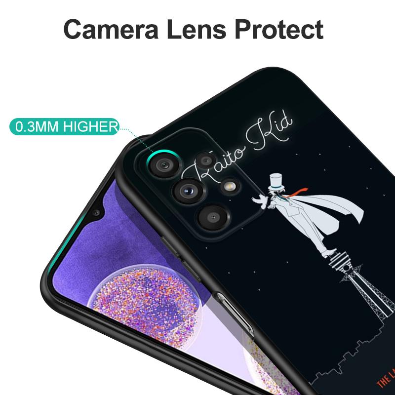 Черный чехол из ТПУ для OPPO A16 A16S A55 A94 F17 F19 Pro Reno 4 5 Lite 6 4G 5G Kaito Kid