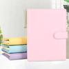 Button Snap On Planner Notebook Journal Agenda Diary Book Faux Leather Cover