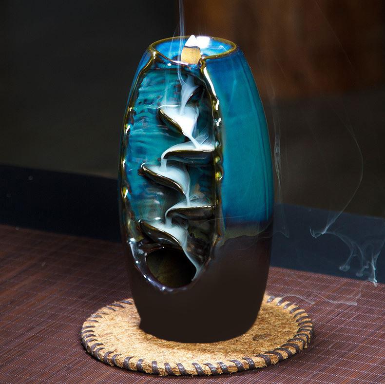 Incense cones for the fireplace, set of 100 pieces, colorful fragrance inserts