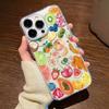 Силиконовый чехол для телефона с фруктовым узором для iPhone 16 15 14 13 12 11 Pro Max Mini X XS XR 7 8 Plus SE 16E Мягкая прозрачная TPU крышка