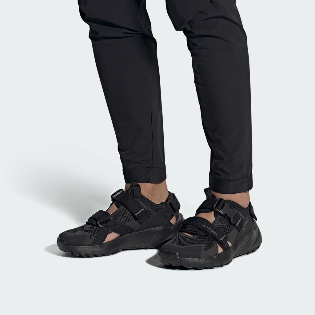 adidas Terrex Hydroterra Sandals Black Grey Four