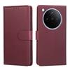 For Oppo Find X8 5G Case Wallet Stand View PU Leather Phone Cover with Wrist Strap