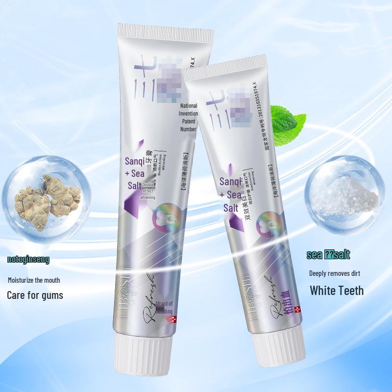 Hyaluronic Acid & Panax Notoginseng Whitening Toothpaste for Stain Removal & Fresh Breath
