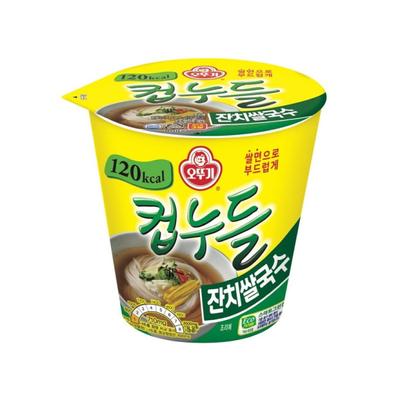 Ottogi Лапша в чашке Рисовая лапша Джанчи/традиционная корейская лапша 34,2г (3 варианта)