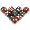 Premium Quality Pip D6 Dice Set for Table Board Gaming - 12mm Mixed Color, Pack of 10