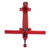 Archery Recurve Bow Sight Iron Adjustable T Shape Quick Release Archery Shooting Target Sight for Target Practice Red
