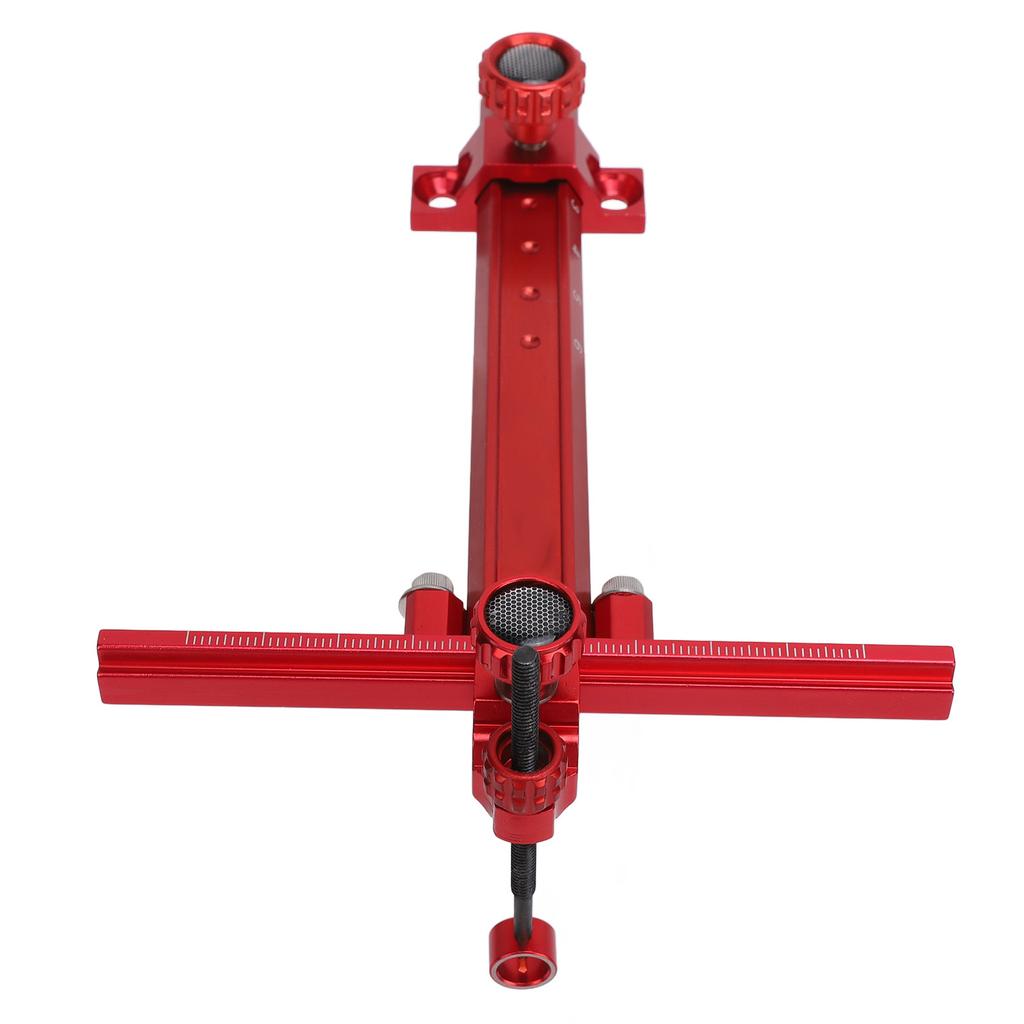 Archery Recurve Bow Sight Iron Adjustable T Shape Quick Release Archery Shooting Target Sight for Target Practice Red