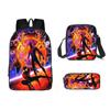 Backpack Three Piece Set Waterresistant Material Kids For