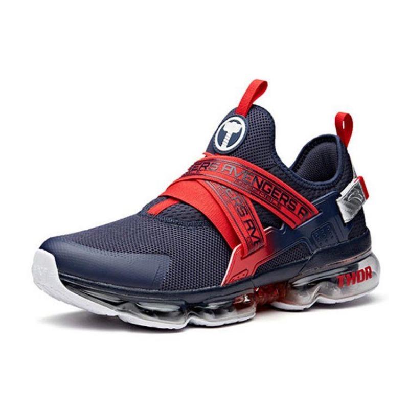 Marvel × Anta SEEED men's low-top running shoes blue red, comfy and durable 91845508-11