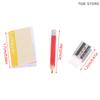 1Set 1:12 Dollhouse Pencil Eraser Notebook Set Student Stationery Model Kid Pretend Play Toy Doll House Accessories