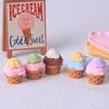 3D Ice Cream Cone DIY Resin Keychain – Handmade Accessory Kit