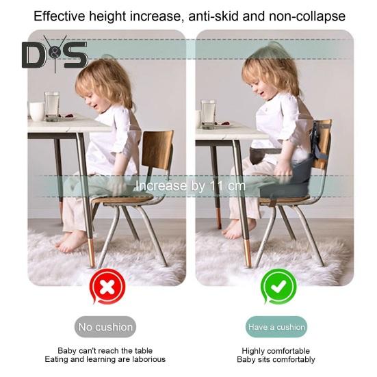 Детское сиденье-бустер, дышащий кухонный стул со спинкой, регулируемыми ремнями и подушкой, переносной обеденный стол, повышающее сиденье для семьи