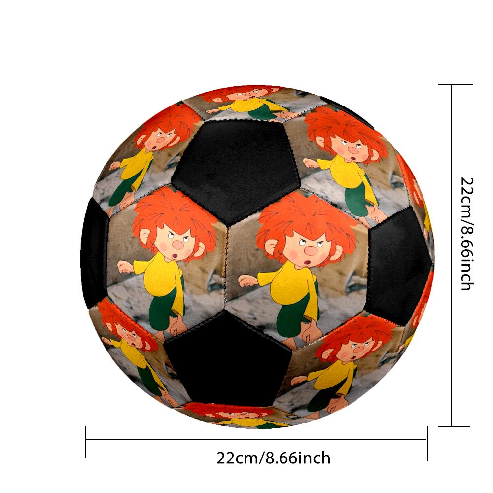 Meister Eder Indoor Soccer Ball Colorful Machine Stitched PVC Size 5 Team Training Competition Ready Durable High-Bounce Cool Sports Gift