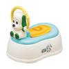 Toy Royal Wanwan Potty (Potty/Booster/Step Stool) Wanwan Toilet Training (Easy To Clean/With Anti-Tip Stopper) for Boys and Girls, Peek-a-Boo