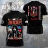 W.A.S.P Рок 3D-печать Футболки Мужчины Женщины Хип-хоп Тренд Футболка с коротким рукавом Y2k Топы Оверсайз Уличная одежда Мужская одежда