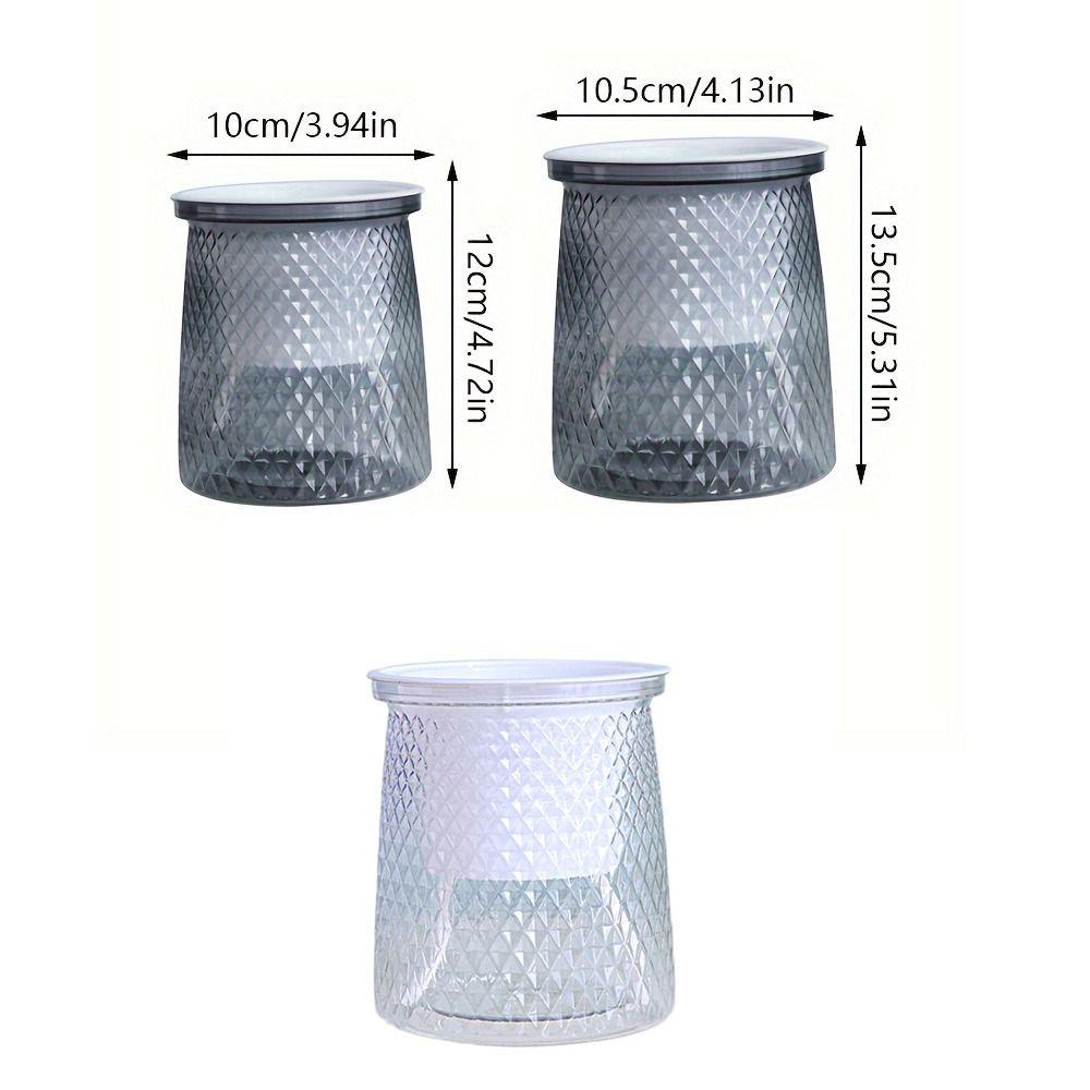 Прозрачный самополивающийся горшок для растений, пластиковый ленивый горшок для цветов, ваза для цветов, аквариум, настольный