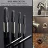 11/6/5pcs Carbon Steel Damaged Broken Screw Remover Extractor Drill Bits Broken Bolt Water Pipe Repair Extractor Removal Tools