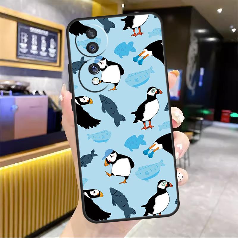 Puffin Bird For Honor Magic 7 Lite 5 6 8 Pro Case For Honor Win RT X9c X9a X9b X8b X8c 200 400 50 70 90