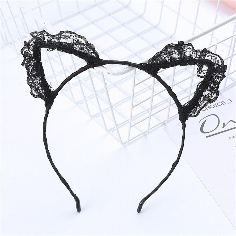 Women Girls Cute Masquerade Cosplay Headwear Hair Accessories Fancy Dress Hairband Cat Ear Headband