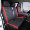 1+2 Red Seat Covers Car Seat Cover for Transporter For Renault Master 3 For Jumpy from 2008 To 2016 For 2004 Renault Master 2