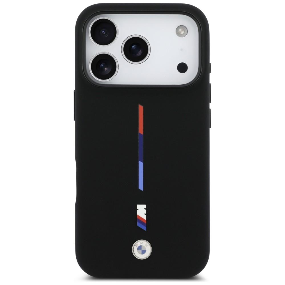 Bmw Case M Silicon Tricolor Line For Iphone 17 Pro Magsafe With Modern