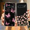 Чехол для Samsung Galaxy S10 Plus Задняя крышка Прекрасные Цветы Легкие Чехлы Для Samsung S10 S 10+ S10E Мягкий ТПУ Чехол