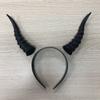 Devil Sheep Horn Headpiece Cosplay Women Gothic Animal Antelope Headwear Halloween Carnival Party Costume Props Gifts