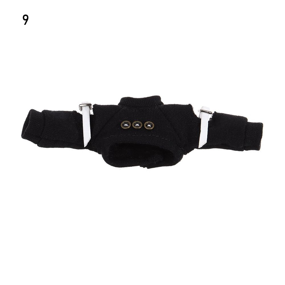 Cool 1/12 Dolls Kids Gift Toys Hoodies Doll Jeans PU Leather Jackets Fashion Ripped Pants