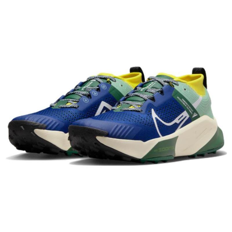 Nike Кроссовки ZoomX Zegama Trail Deep Royal Blue Yellow Strike повседневные DH0623-400