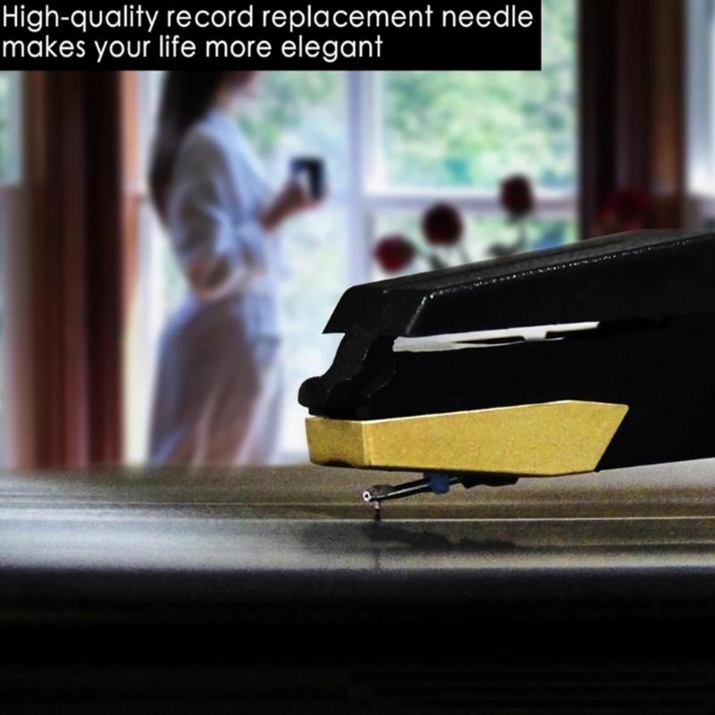 Щетка для чистки иглы проигрывателя с алмазным наконечником, деталь фонографа, замена иглы, пластиковая текстура для проигрывателей