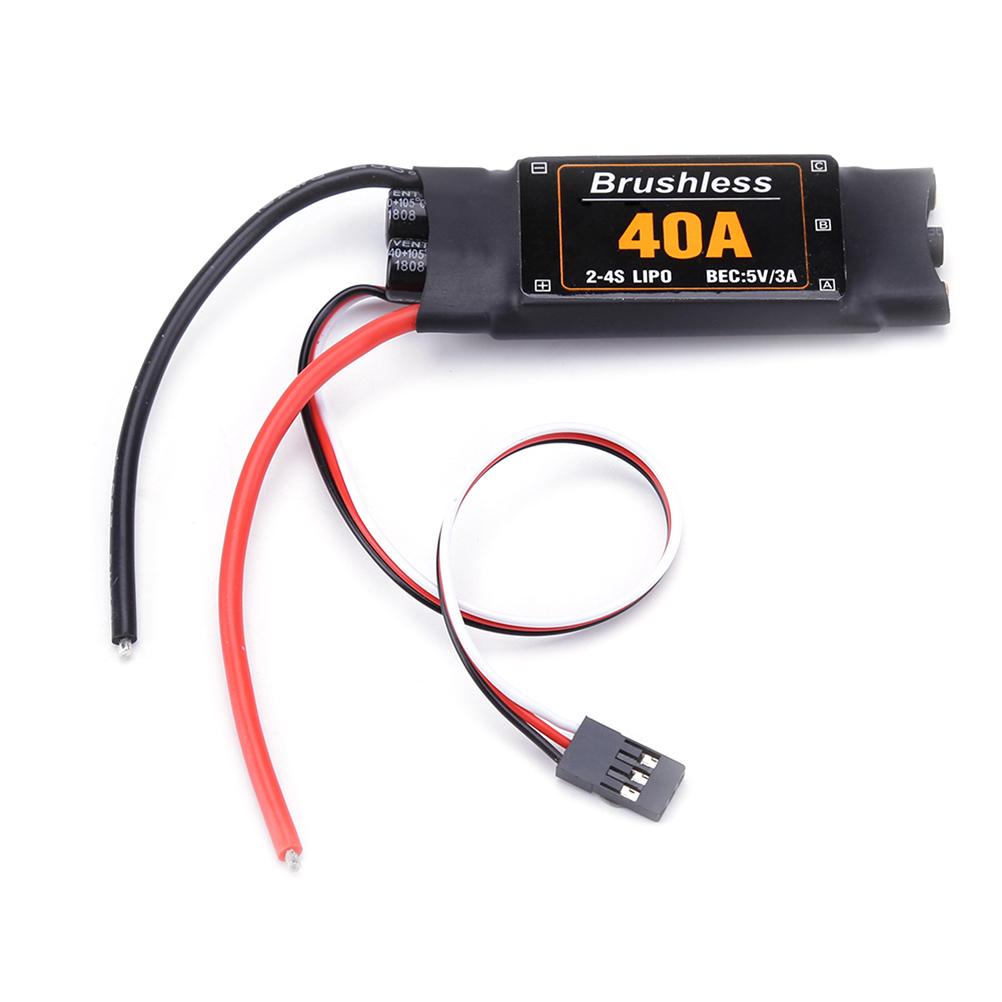 40A бесщеточный ESC с 5V/3A BEC для RC FPV квадрокоптеров RC самолетов вертолетов