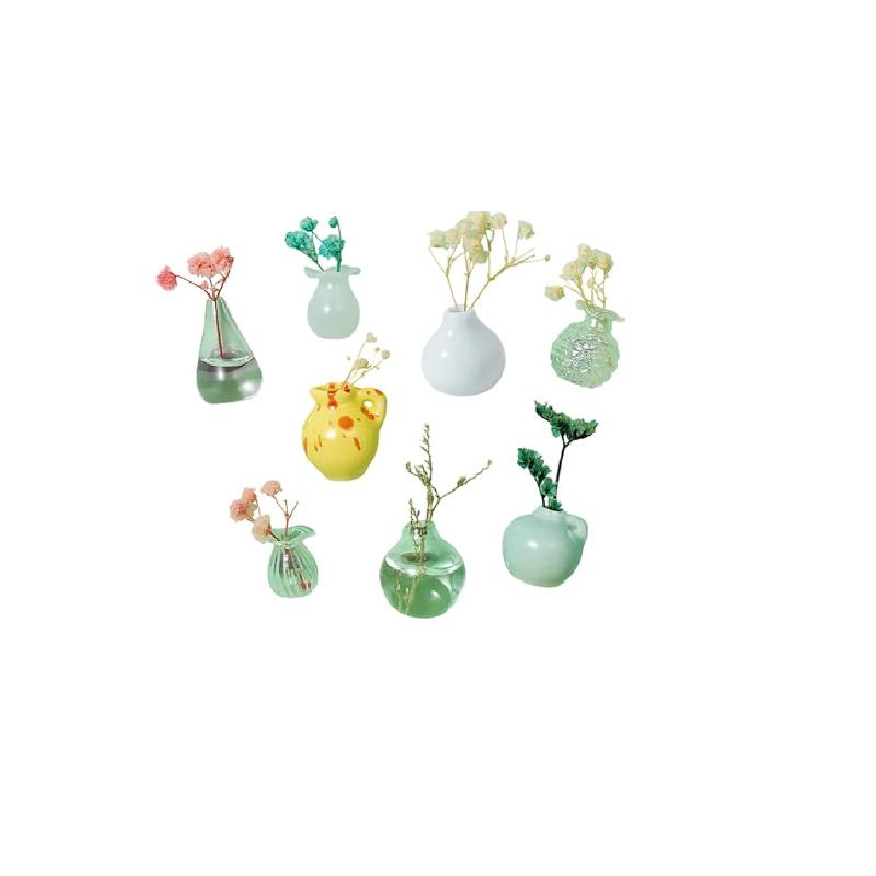 14-5 шт. Мини-ваза Супермощные магниты на холодильник для сообщений Фарфоровые магниты на холодильник 3D Цветочный горшок Магнит на холодильник для украшения дома